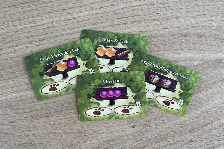 A few of the Forest Cards. They have more powerful action spaces.