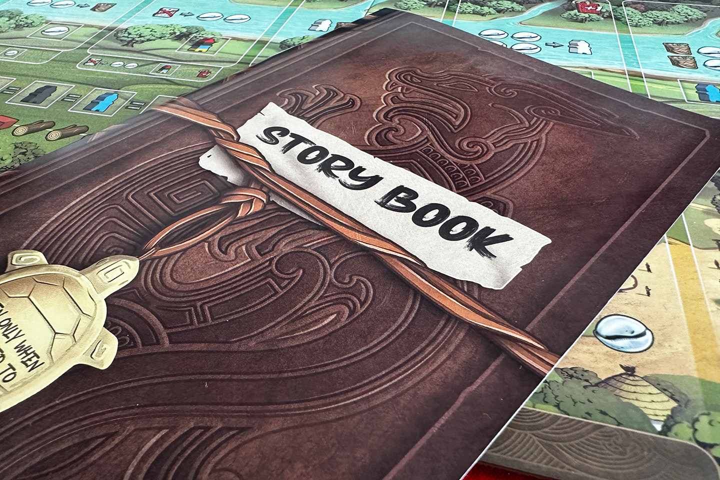 The separate story book contains all the campaign content.